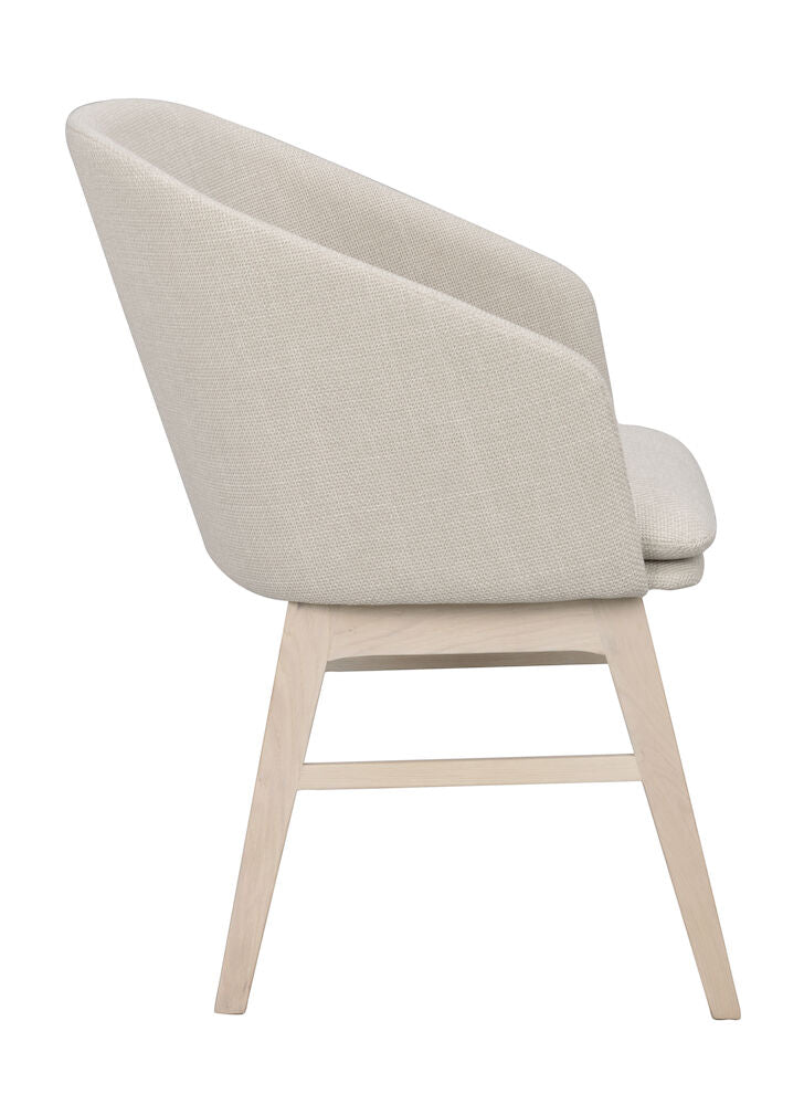 Windham Karmstol Beige/Vitpigmenterad Ek | Rowico Home | 7340126554579 | 120665 | Maessing Interiör