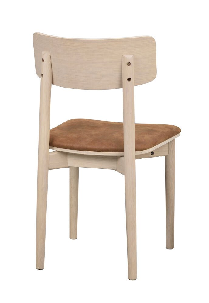 Wolcott Stol Brun/Vitpigmenterad Ek | Rowico Home | 7340126556450 | 120941 | Maessing Interiör