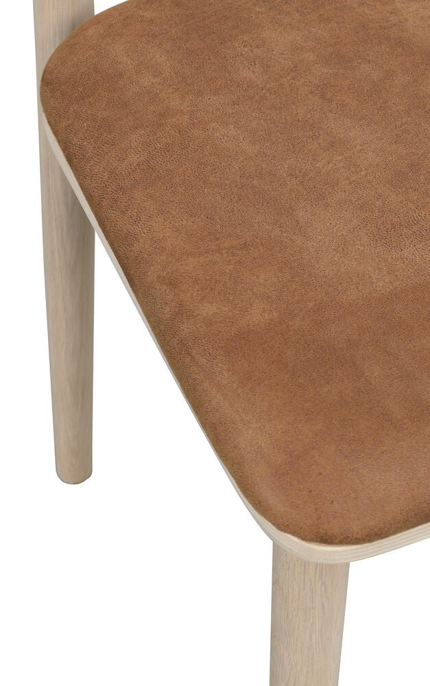 Wolcott Stol Brun/Vitpigmenterad Ek | Rowico Home | 7340126556450 | 120941 | Maessing Interiör