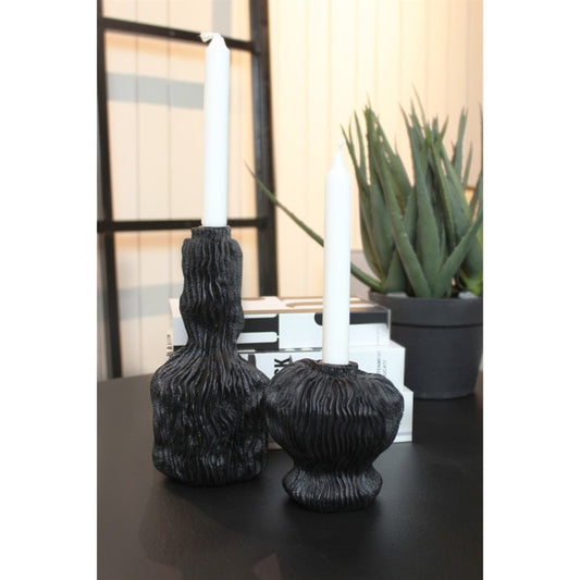 Bonnie Ljusstake Låg Svart | Mogihome | 7340007871153 | 103748 | Maessing Interiör