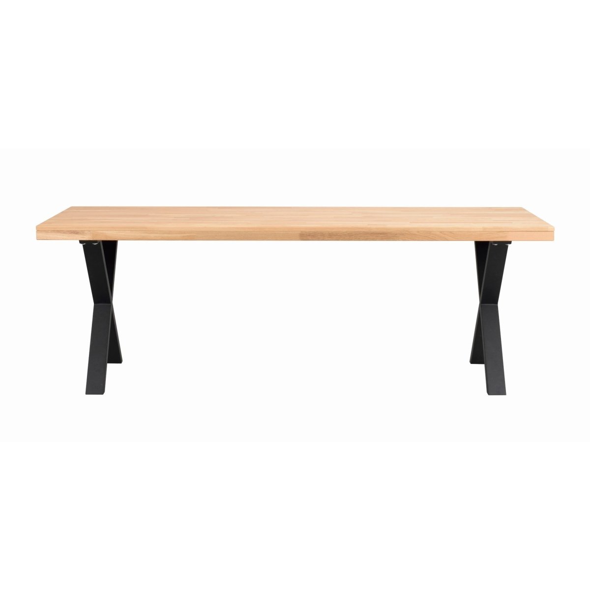 Brooklyn Matbord Ek/Svarta X - ben 220 | Rowico Home | 7340126545560 | 119826 | Maessing Interiör