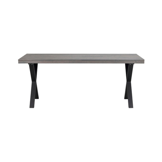 Brooklyn Matbord Mörkbrun/Svarta X - ben 170 | Rowico Home | 7340126547229 | 119837 | Maessing Interiör