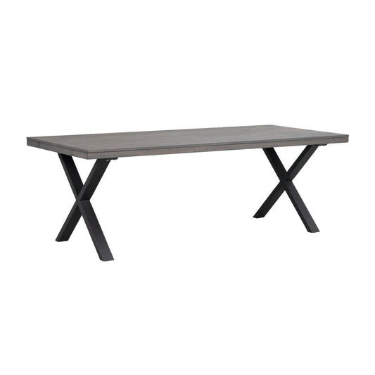 Brooklyn Matbord Mörkbrun/Svarta X - ben 220 | Rowico Home | 7340126545539 | 119824 | Maessing Interiör