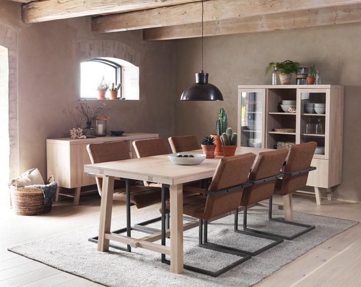 Brooklyn Matbord Vitpigmenterad 220 | Rowico Home | 7340126517239 | 108561 | Maessing Interiör