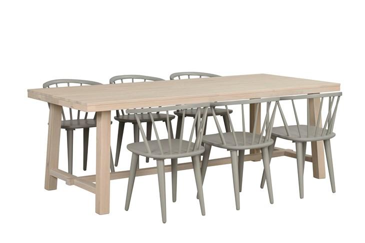 Brooklyn Matbord Vitpigmenterad 220 | Rowico Home | 7340126517239 | 108561 | Maessing Interiör