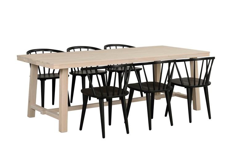 Brooklyn Matbord Vitpigmenterad 220 | Rowico Home | 7340126517239 | 108561 | Maessing Interiör