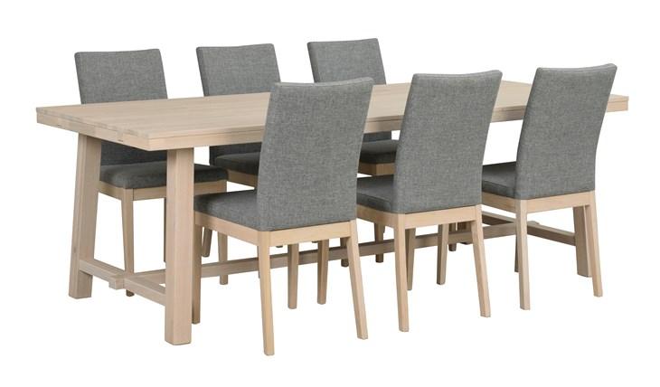 Brooklyn Matbord Vitpigmenterad 220 | Rowico Home | 7340126517239 | 108561 | Maessing Interiör