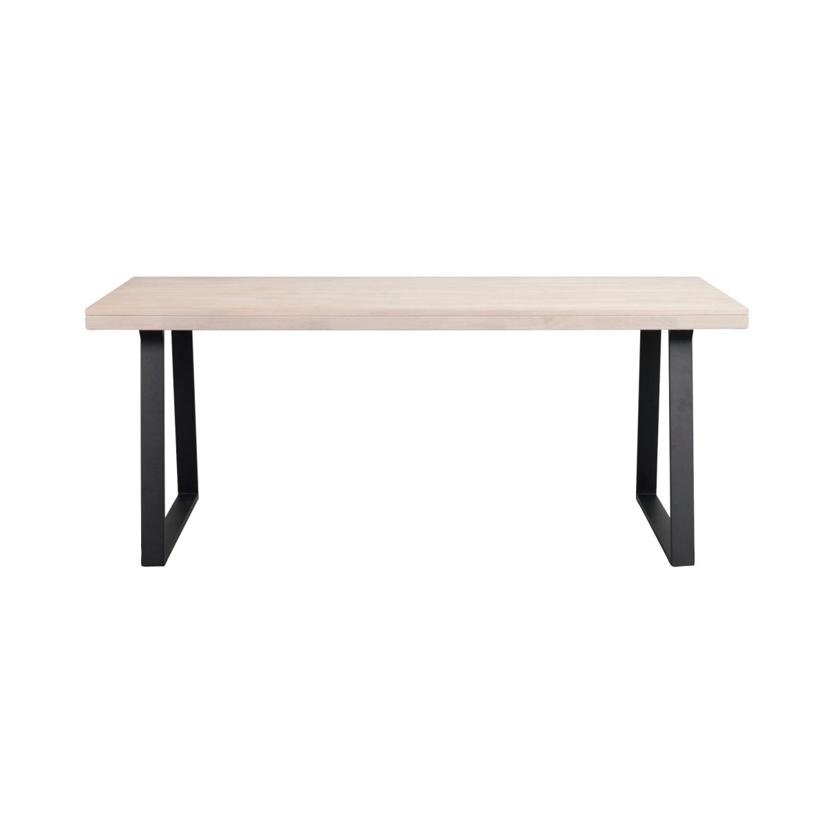 Brooklyn Matbord Vitpigmenterad/Svarta U - ben 170 | Rowico Home | 7340126547182 | 119835 | Maessing Interiör