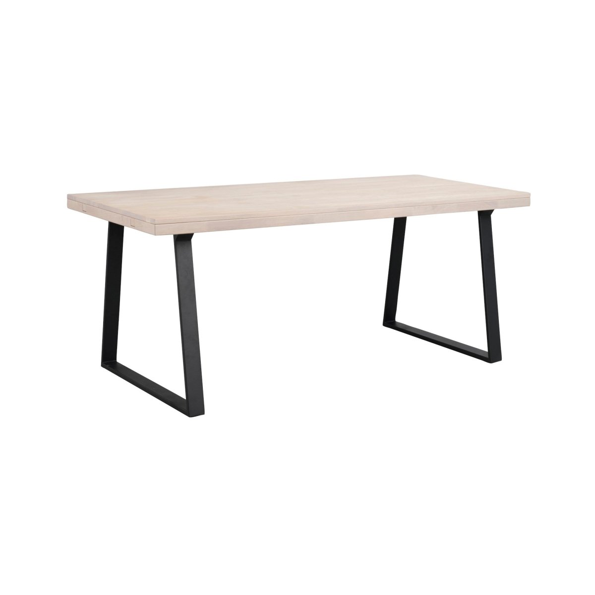 Brooklyn Matbord Vitpigmenterad/Svarta U - ben 170 | Rowico Home | 7340126547182 | 119835 | Maessing Interiör
