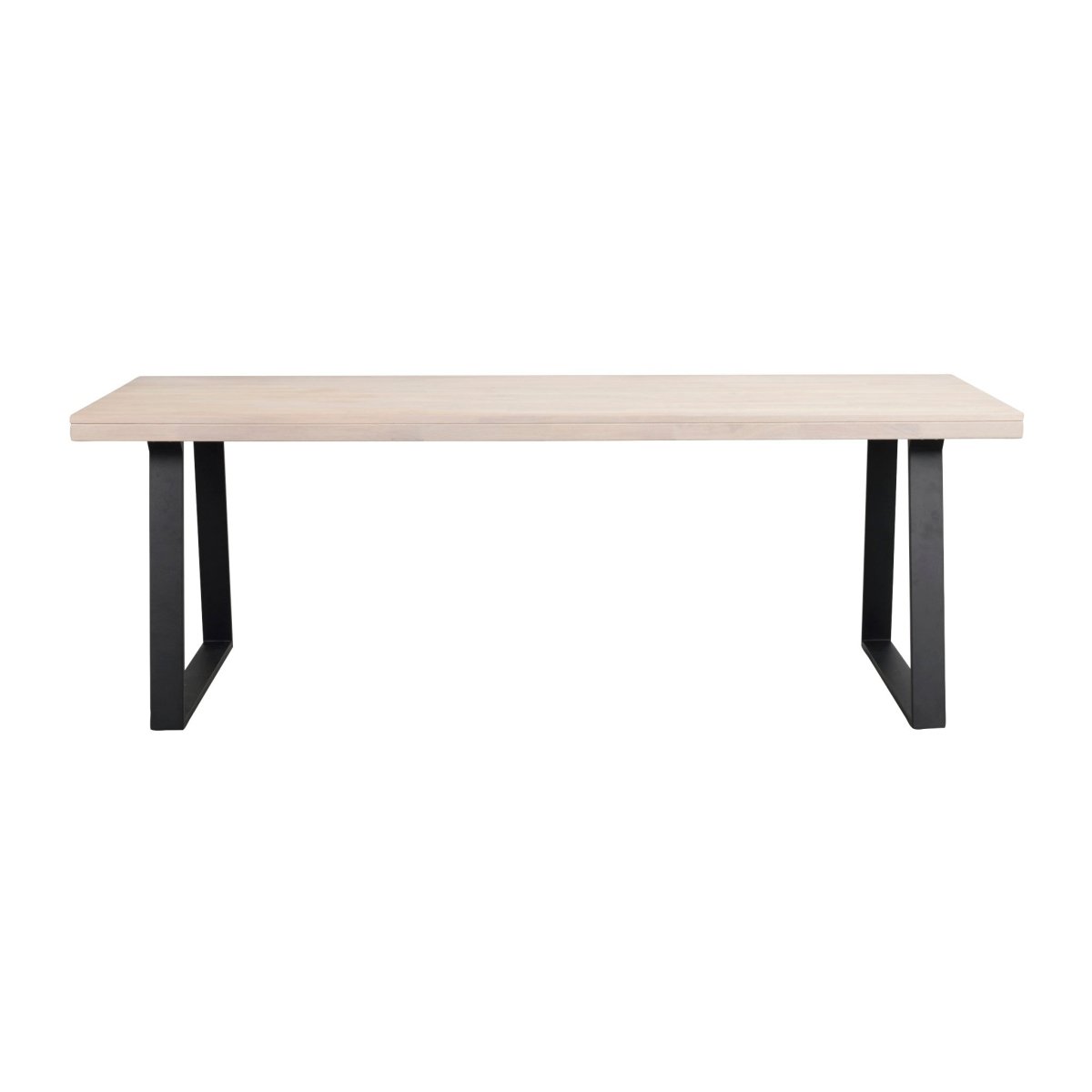 Brooklyn Matbord Vitpigmenterad/Svarta U - ben 220 | Rowico Home | 7340126545492 | 119821 | Maessing Interiör