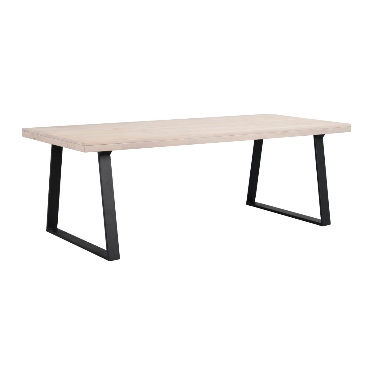 Brooklyn Matbord Vitpigmenterad/Svarta U - ben 220 | Rowico Home | 7340126545492 | 119821 | Maessing Interiör