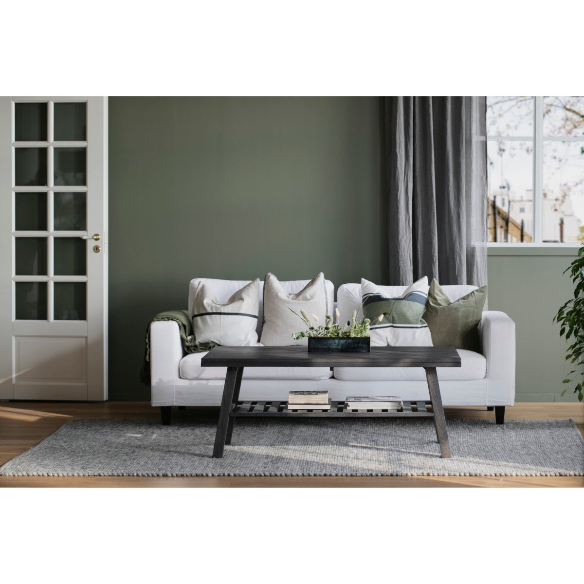Brooklyn Soffbord 130 Mörkbrun Ek | Rowico Home | 7340126511466 | 108314 | Maessing Interiör