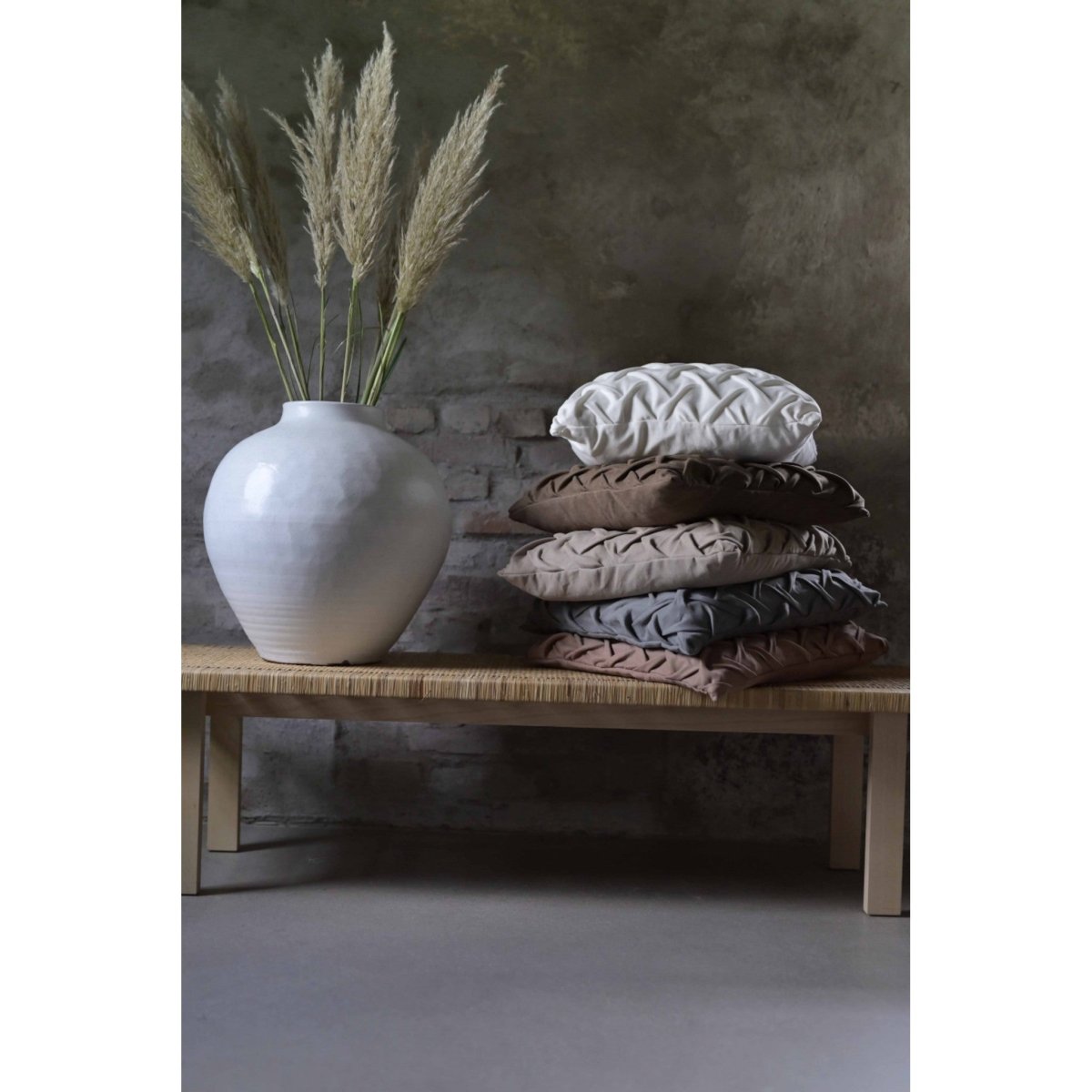 Bubbel Kuddfodral Lin 50x50 | Fondaco | 7340073887157 | 200130 - 444 - 15 | Maessing Interiör