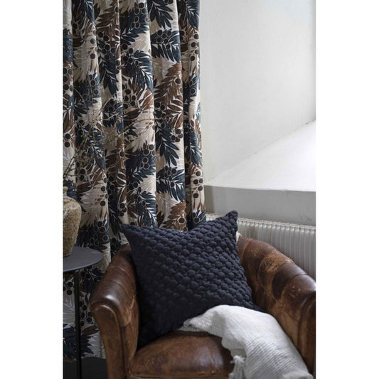 Bubbel Kuddfodral Svart 50x50 | Fondaco | 7340073888840 | 200130 - 444 - 80 | Maessing Interiör