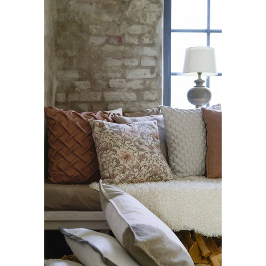 Bubbel Kuddfodral Vit 50x50 | Fondaco | 7340073888819 | 200130 - 444 - 09 | Maessing Interiör