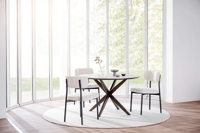 Calverton Matbord Brun Ek 120 Ø | Rowico Home | 7340126554357 | 120652 | Maessing Interiör