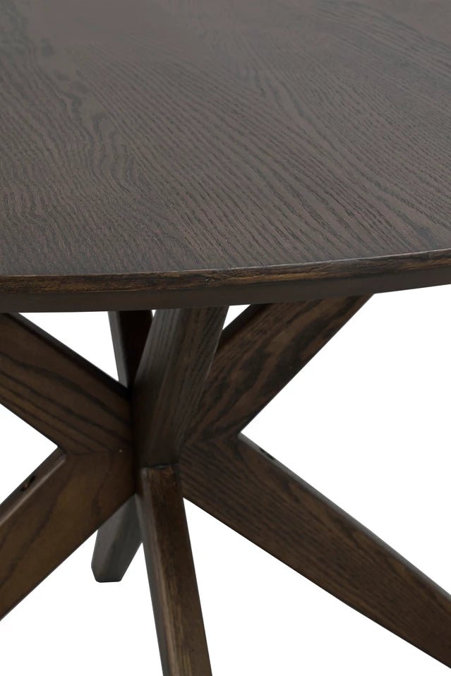 Calverton Matbord Brun Ek 120 Ø | Rowico Home | 7340126554357 | 120652 | Maessing Interiör