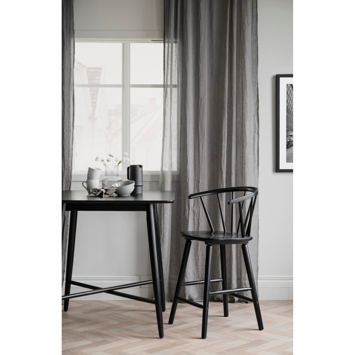 Carmen Barstol Svart | Rowico Home | 7340126547601 | 106261 | Maessing Interiör