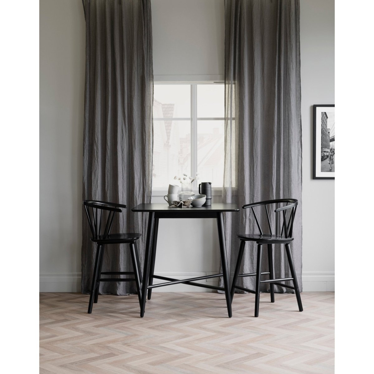 Carmen Barstol Svart | Rowico Home | 7340126547601 | 106261 | Maessing Interiör