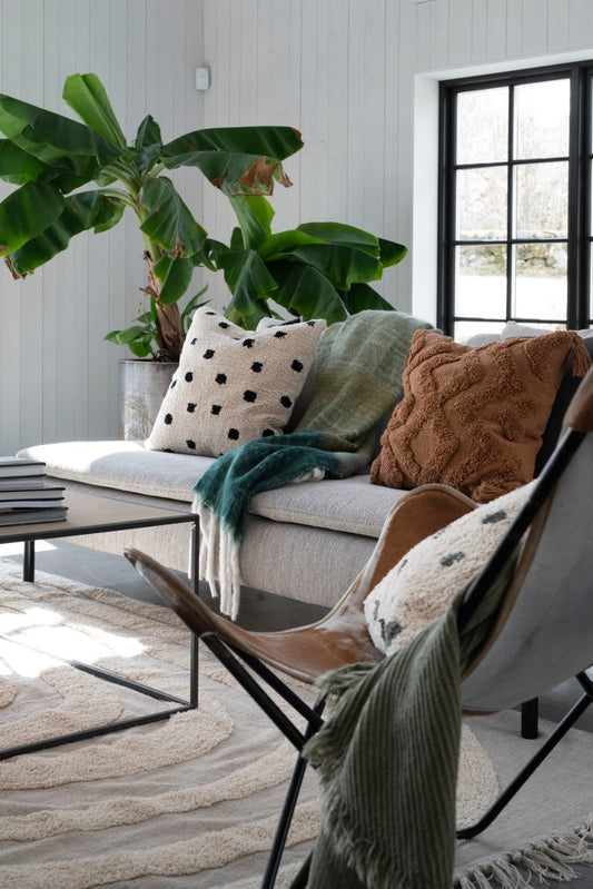 Cora Kuddfodral Nougat 48x48 | Fondaco | 7340073899396 | 210312 - 444 - 72 | Maessing Interiör