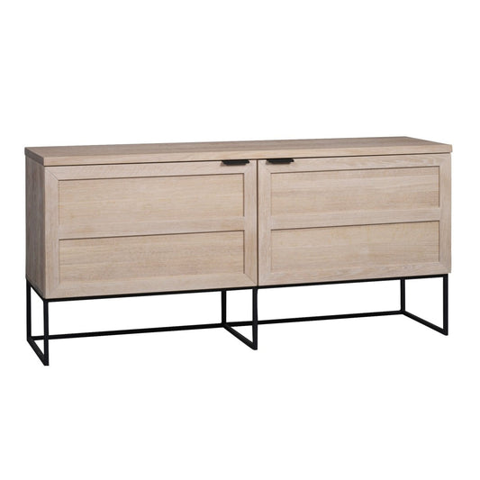 Everett Sideboard Vitpigmenterad/Svart | Rowico Home | 7340126536070 | 118768 | Maessing Interiör