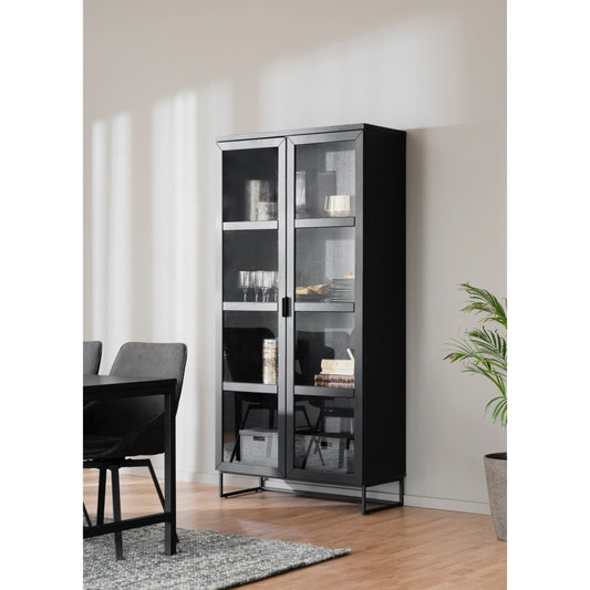 Everett Vitrinskåp Svart | Rowico Home | 7340126536391 | 118788 | Maessing Interiör