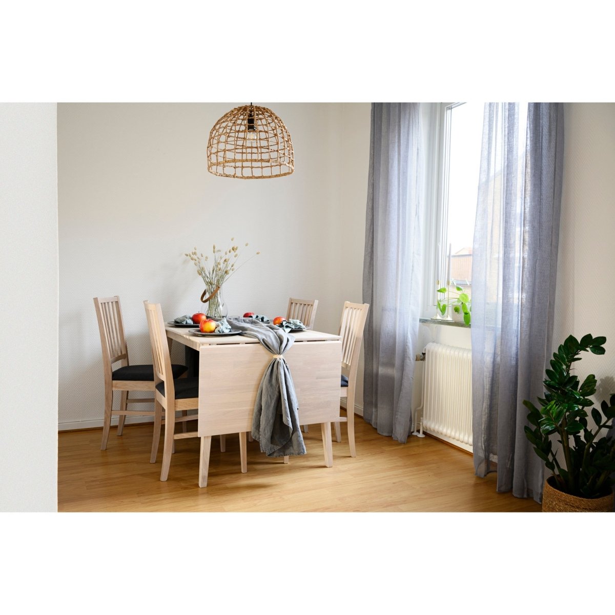 Filippa Klaffbord 120+45 Vitpigmenterad Ek | Rowico Home | 7340126506363 | 113733 | Maessing Interiör