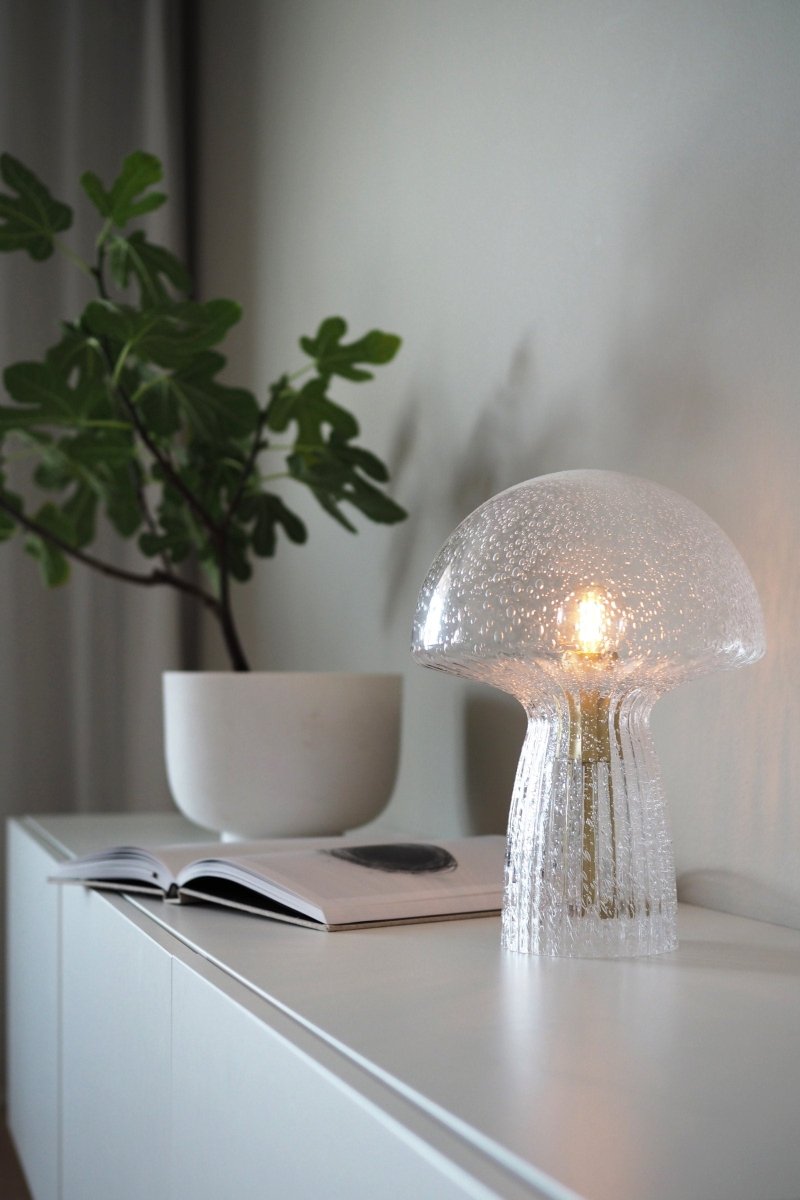 Fungo 22 Bordslampa Klar | Globen Lighting | 7319436214558 | 621455 | Maessing Interiör
