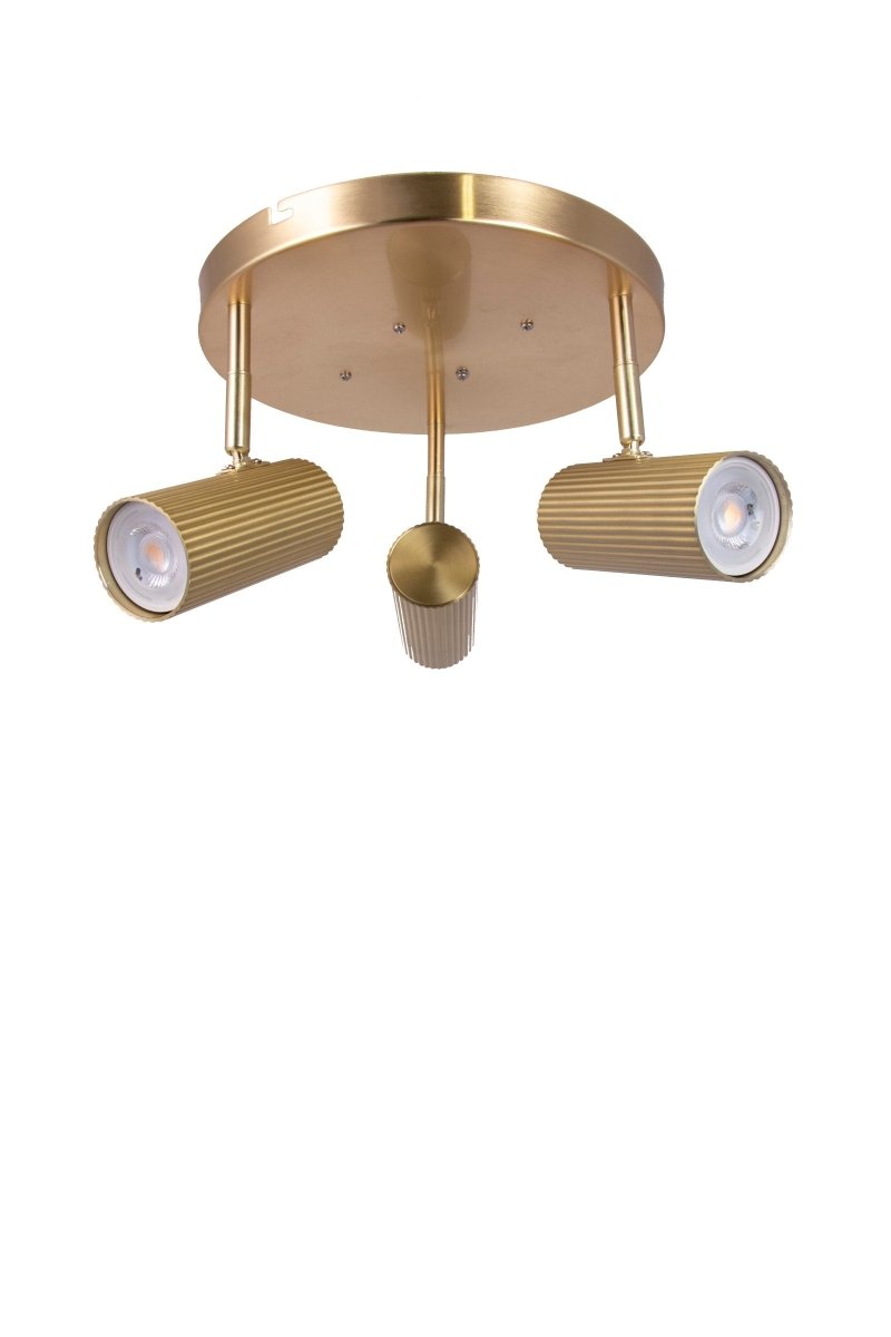 Hubble 3 Plafond/Taklampa Mässing | Globen Lighting | 7319434633658 | 463365 | Maessing Interiör