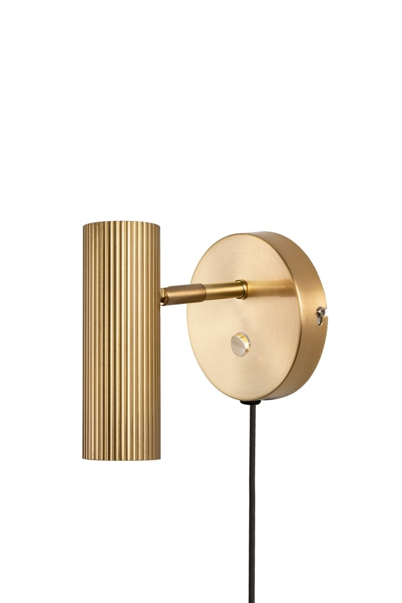 Hubble Vägglampa Mässing | Globen Lighting | 7319434333657 | 433365 | Maessing Interiör