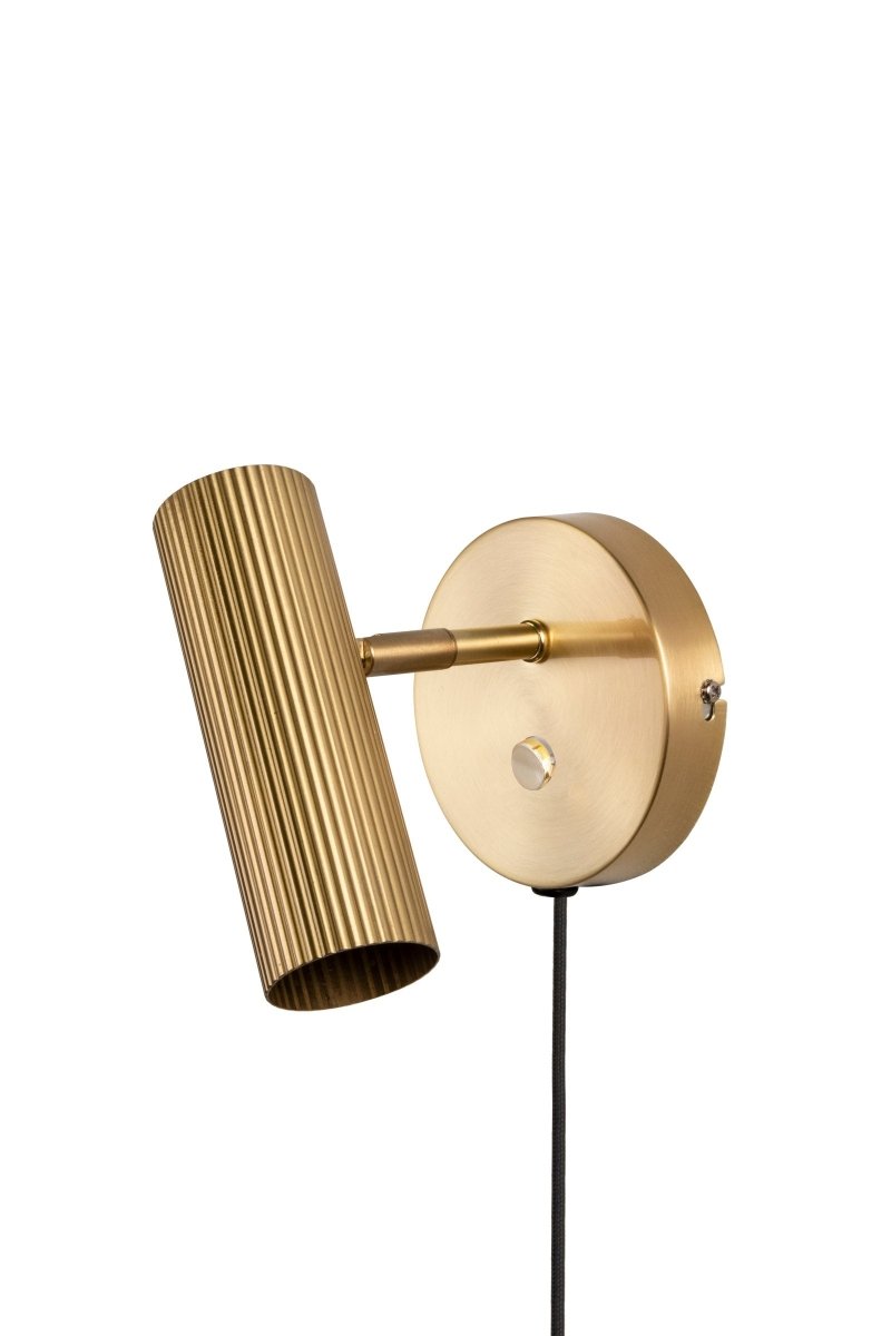 Hubble Vägglampa Mässing | Globen Lighting | 7319434333657 | 433365 | Maessing Interiör