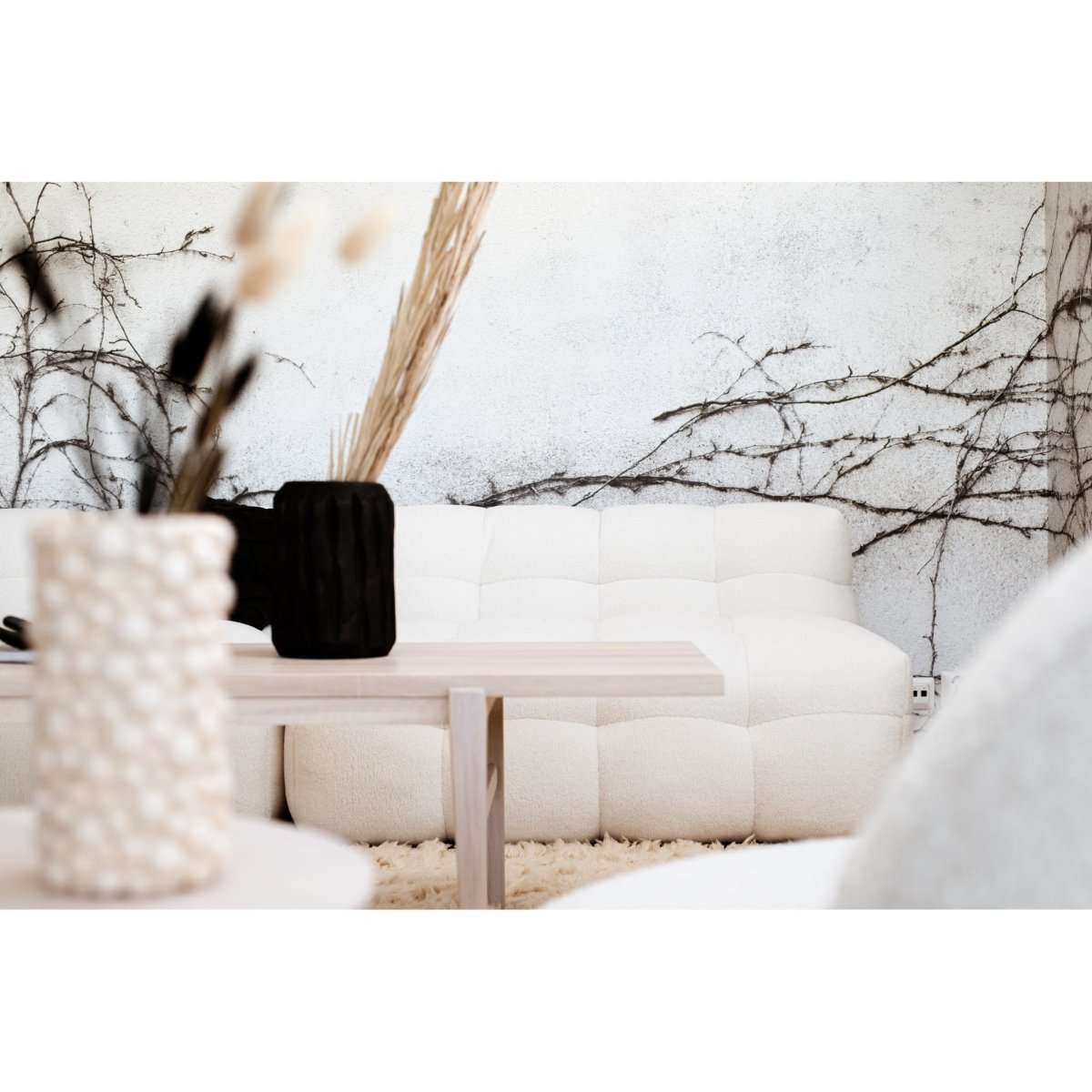 Kendall Fåtölj 1,5 - sits Creme Teddy | Mogihome | | 104279 | Maessing Interiör