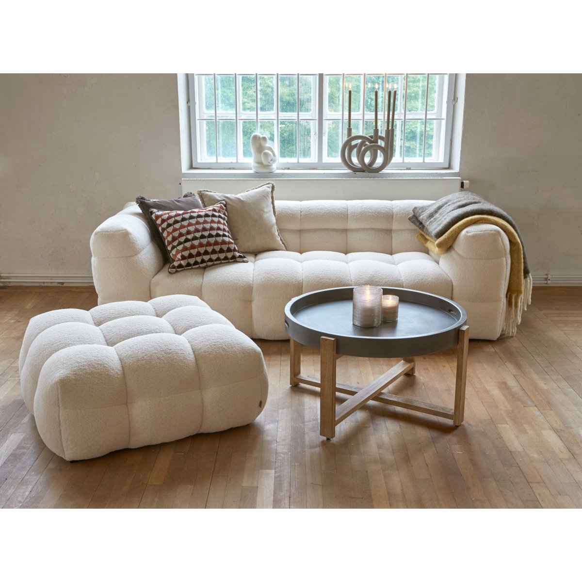 Kendall Soffa 3-sits Creme Teddy | Maessing Interiör | Soffa | | 104275 | Mogihome