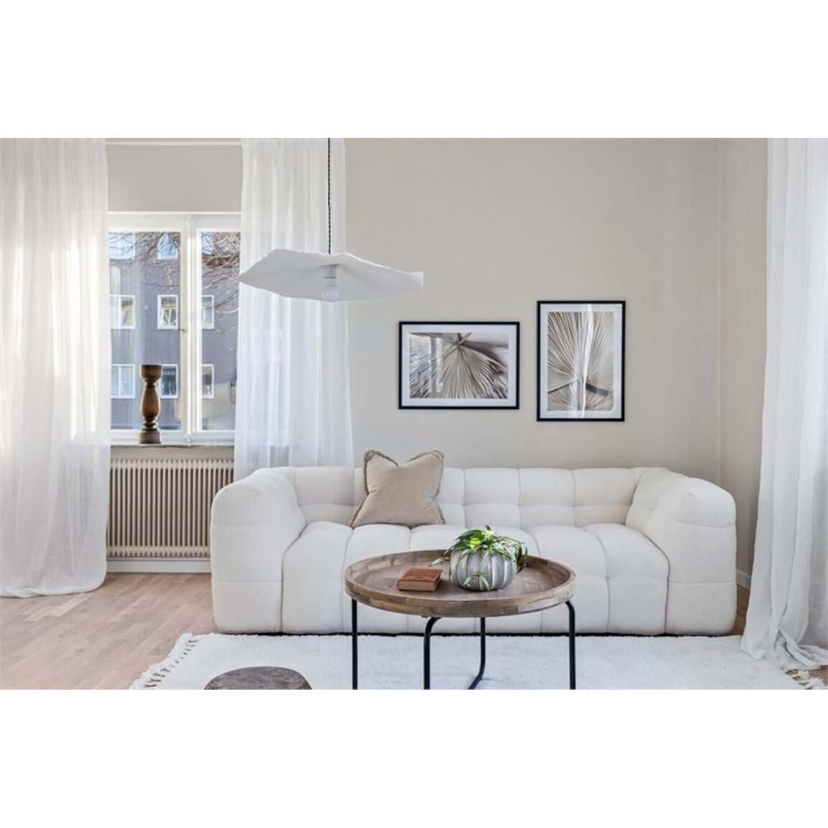 Kendall Soffa 3-sits Creme Teddy | Maessing Interiör | Soffa | | 104275 | Mogihome