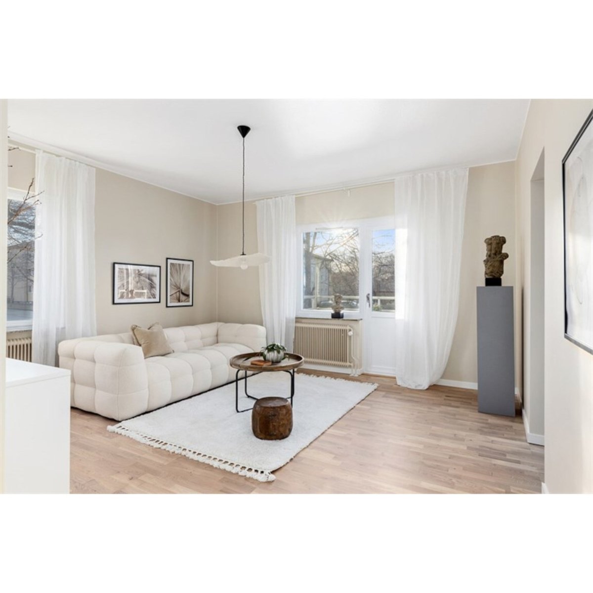 Kendall Soffa 3 - sits Creme Teddy | Mogihome | | 104275 | Maessing Interiör