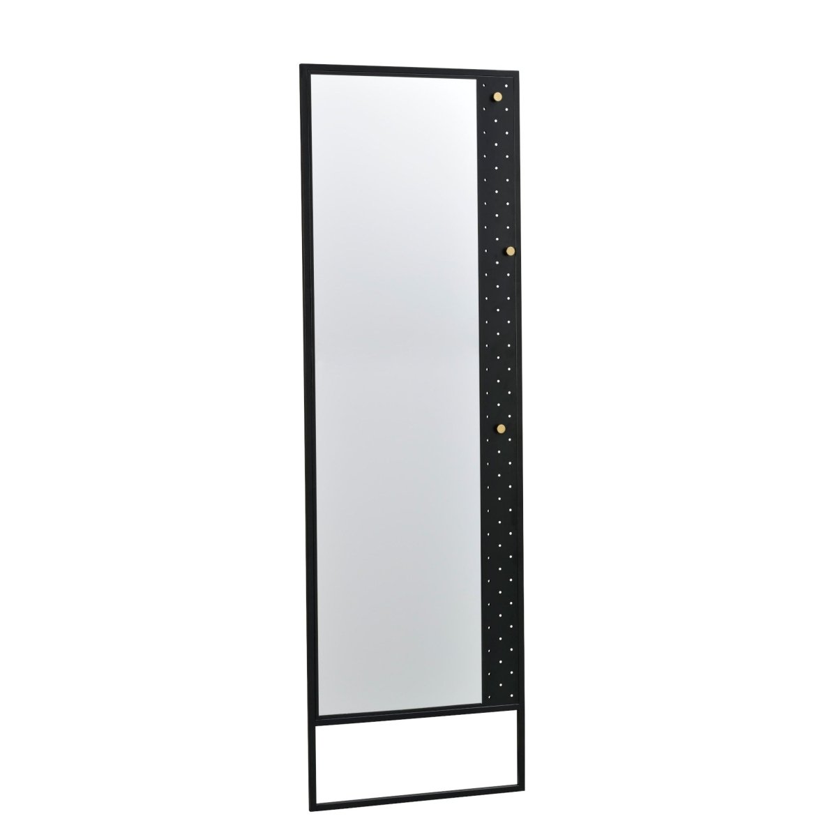 Malone Golvspegel Svart/Guld | Rowico Home | 7340126546475 | 119965 | Maessing Interiör