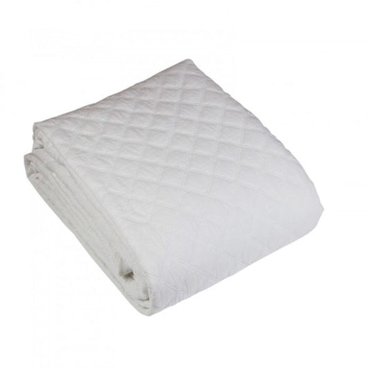 Mondo Överkast Vit 260x260 | Fondaco | 7340073897903 | 200103 - 260 - 00 | Maessing Interiör