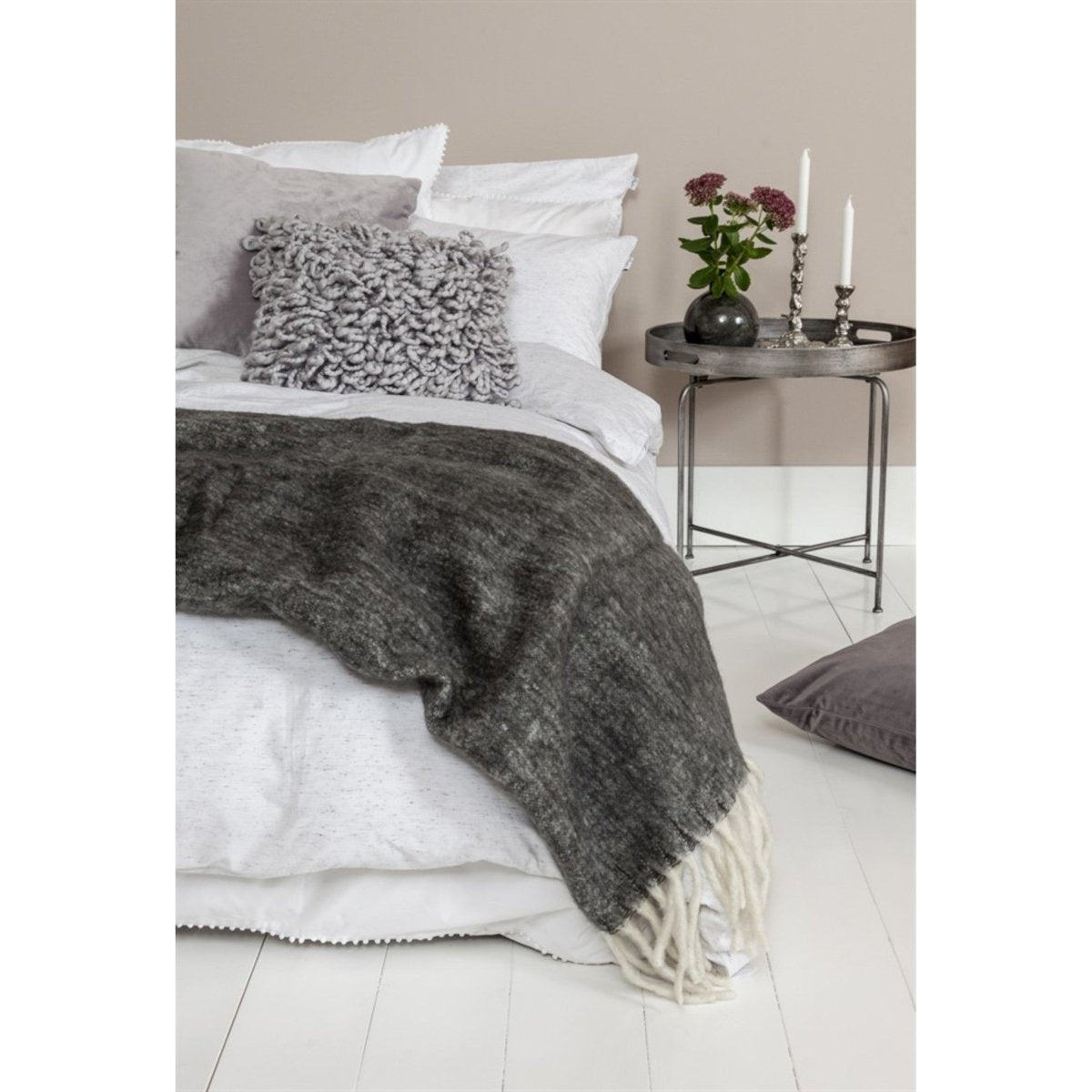 Morgan Pläd Brun | Mogihome | 7340007868085 | 103468 | Maessing Interiör