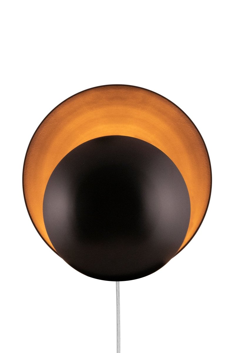Orbit Vägglampa Svart | Maessing Interiör | Belysning | 7319432308114 | 230811 | Globen Lighting