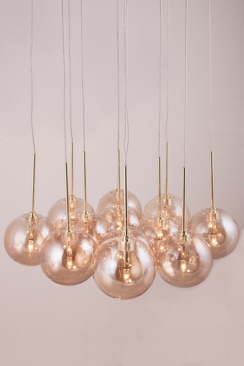 Skyfall Pendellampa Amber | Globen Lighting | 7319436551547 | 655154 | Maessing Interiör