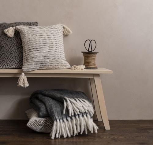 Tara Kuddfodral Ecru/Svart 45x45 | Mogihome | 7340007868443 | 103444 | Maessing Interiör