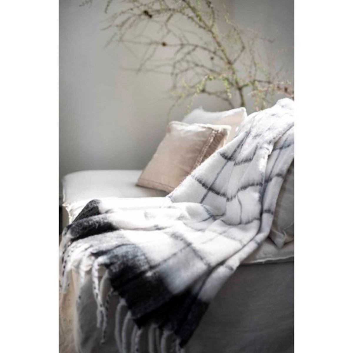 Terje Pläd Rutig | Fondaco | 7340073888642 | 200309 - 111 - 80 | Maessing Interiör