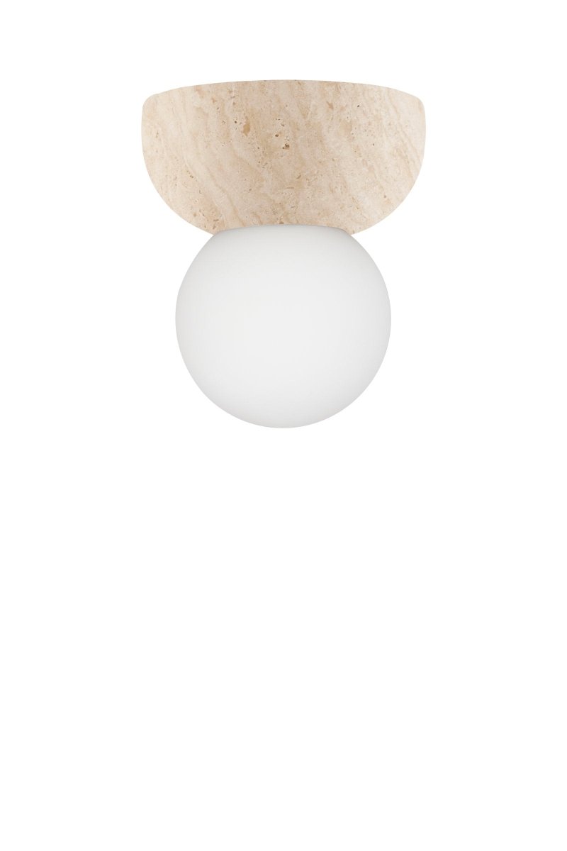 Torrano Plafond/Vägglampa 13 Travertin | Globen Lighting | 7319435905020 | 590502 | Maessing Interiör
