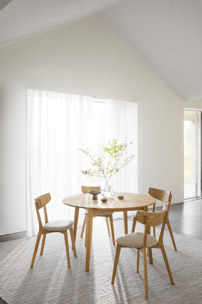 Filippa Matbord Ek Ø120/165 | Rowico Home | 7340126547403 | 113798 | Maessing Interiör