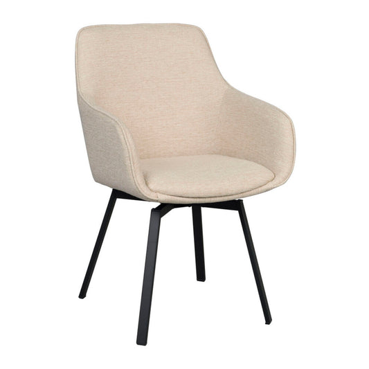 Alison Karmstol Ljusbeige/Svart