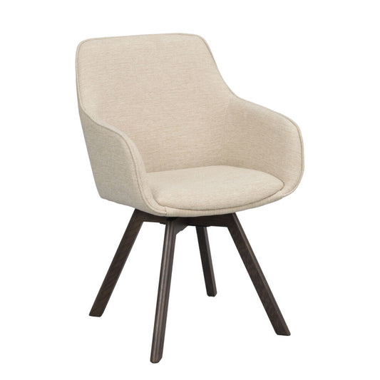 Alison Karmstol Ljusbeige/Brun Ek