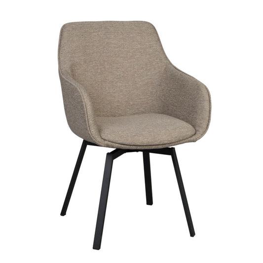 Alison Karmstol Mörkbeige/Svart