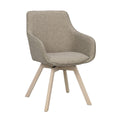 Alison Karmstol Mörkbeige/Vitpigmenterad Ek | Rowico Home | 7340126571729 | 117885 | Maessing Interiör