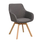 Alison Karmstol Grå/Ek | Rowico Home | 7340126585825 | 118080 | Maessing Interiör