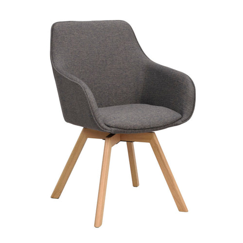 Alison Karmstol Grå/Ek | Rowico Home | 7340126585825 | 118080 | Maessing Interiör